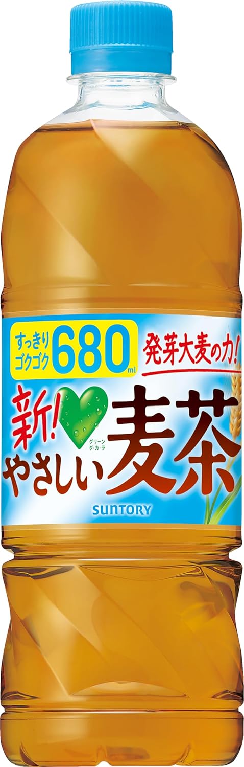 GREEN DA・KA・RA(グリーンダカラ) サントリー グリーンダカラ やさしい麦茶 お茶 麦茶 ペットボトル 680ml ×24本  Amazonで販売中
