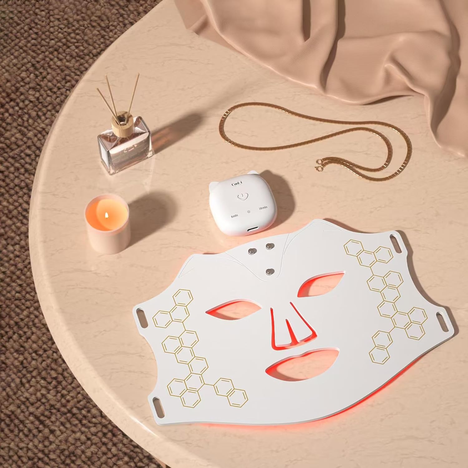 Beauty Mask Professional LED Light Therapy Mask Salon-Grade Skincare, Ergonomic Fit, Multi-Color Modes, Lightweight, Anti-Aging Solution