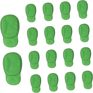 Hemoton 126 Peças Máscara Para Os Olhos Com Venda Pequena Tapa-Olhos Médicos Tapa-Olhos Para Ambliopia Óculos Para Ambliopia Capa Escura Tapa-Olhos Para Óculos Tecido Não Tecido