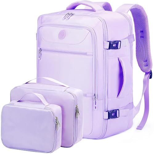 SHRRADOO Travel Backpackfor Women Men, 40L Personal Item Travel