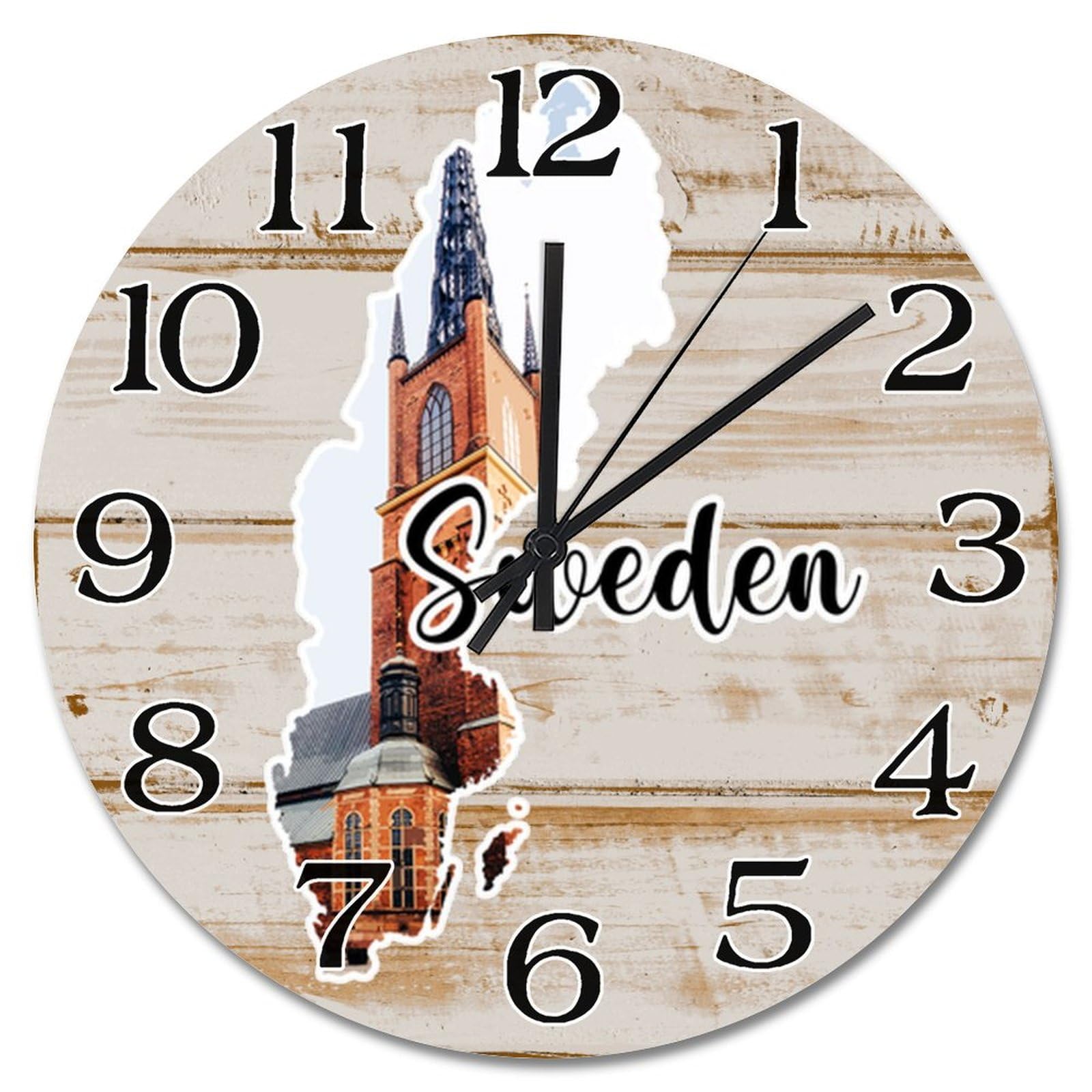 Horloge murale de bureau Suède : sublimez vos murs de salon tristes