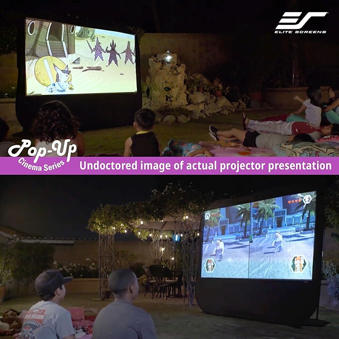 Elite Screens Pantalla Proyectable Portátil 92 pulg 16:9 miniatura 3