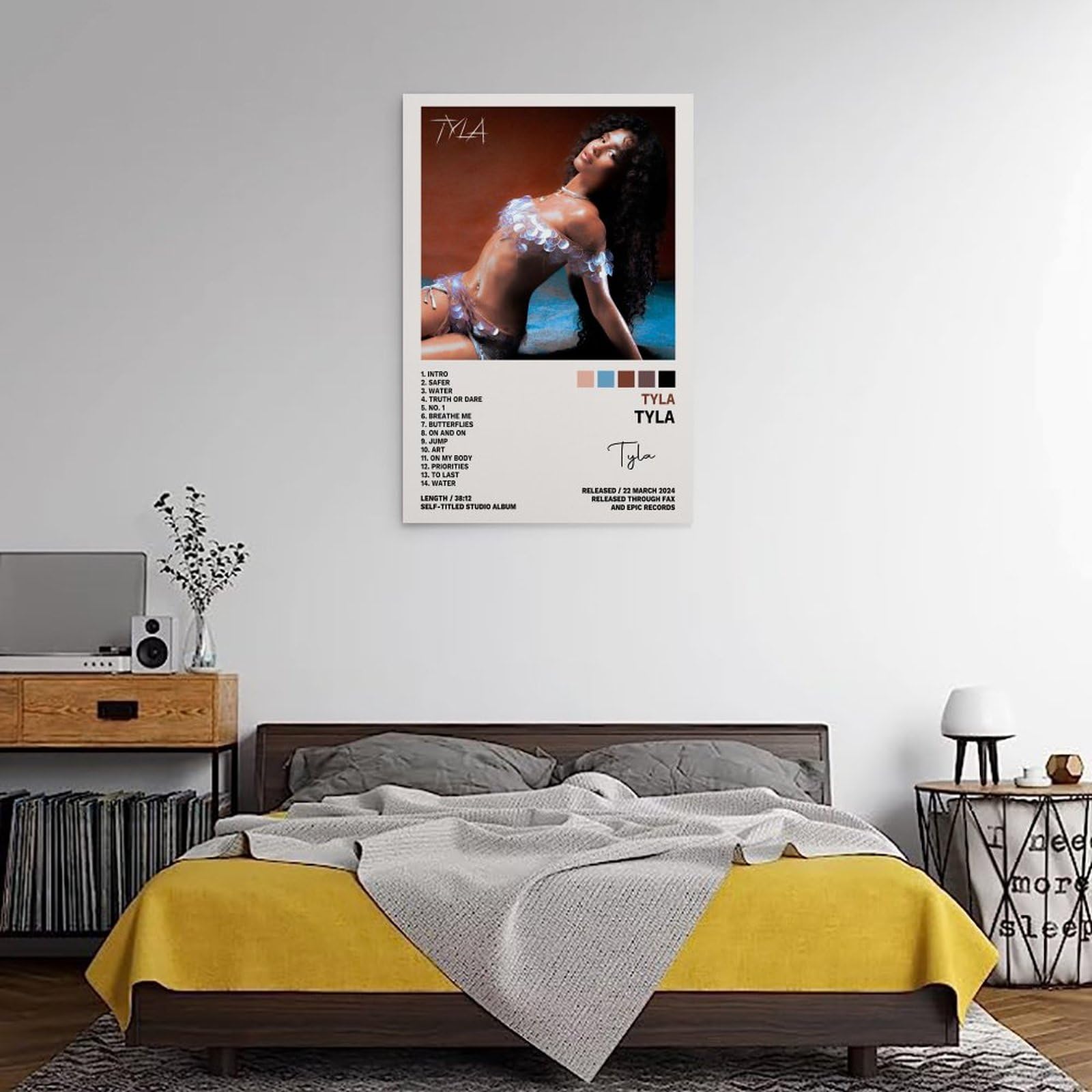 Amazon.com: JINZE Tyla Poster Tyla Album Cover Posters for Room