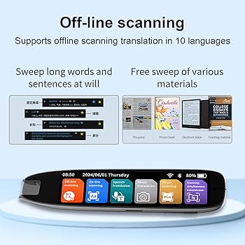翻訳ペンと読み取りペン、142言語対応の 翻訳ペンをサポート学習困難に対応 Amazon.co.jp: 翻訳機翻訳ペン辞書ペン型スキャナー失読症用読書