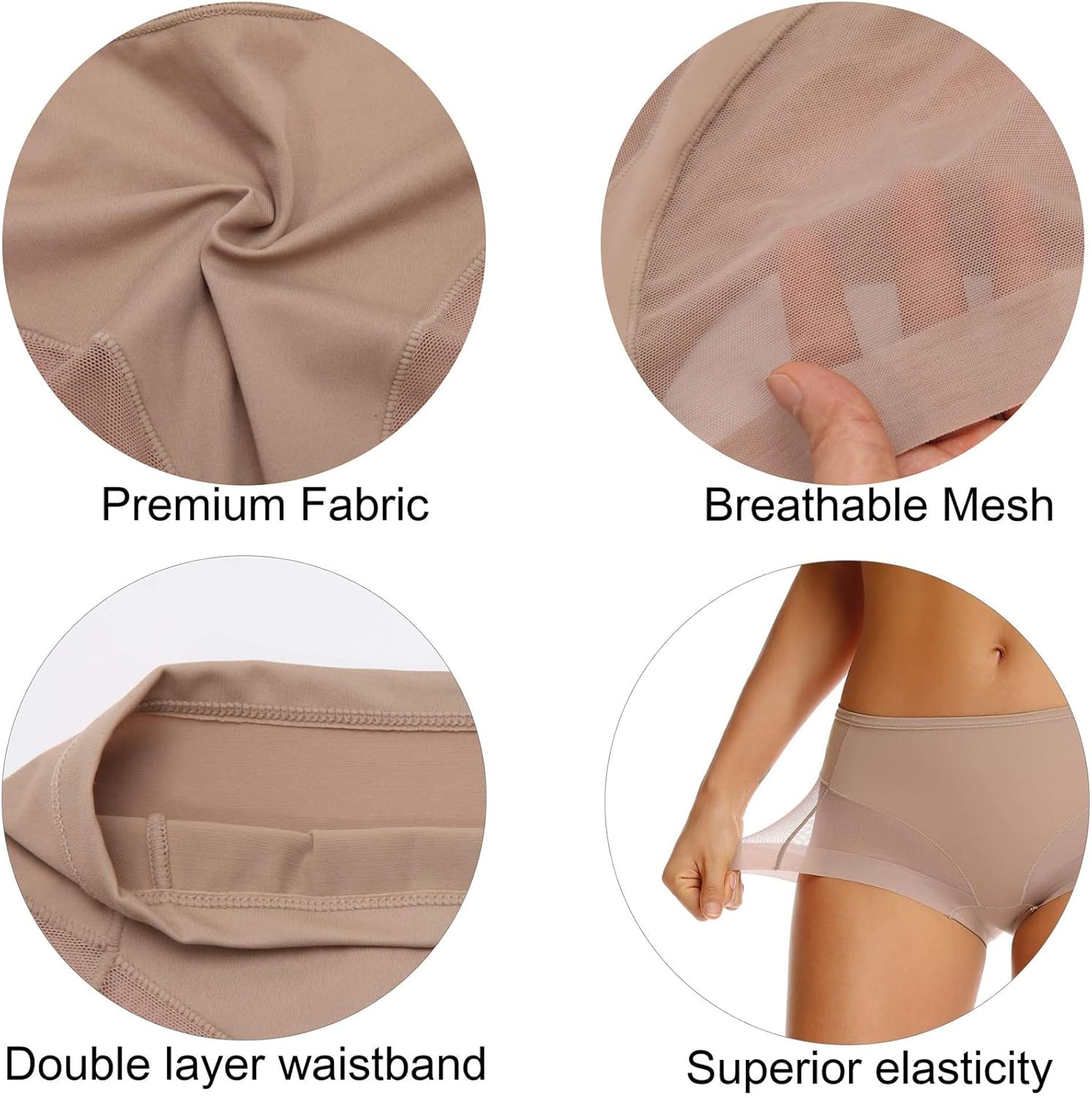 WOWENY Tummy Control Panties for Women Seamless Butt Lifter Briefs Comfy Body Shaper Shapewear Sexy Underwear - Image 3