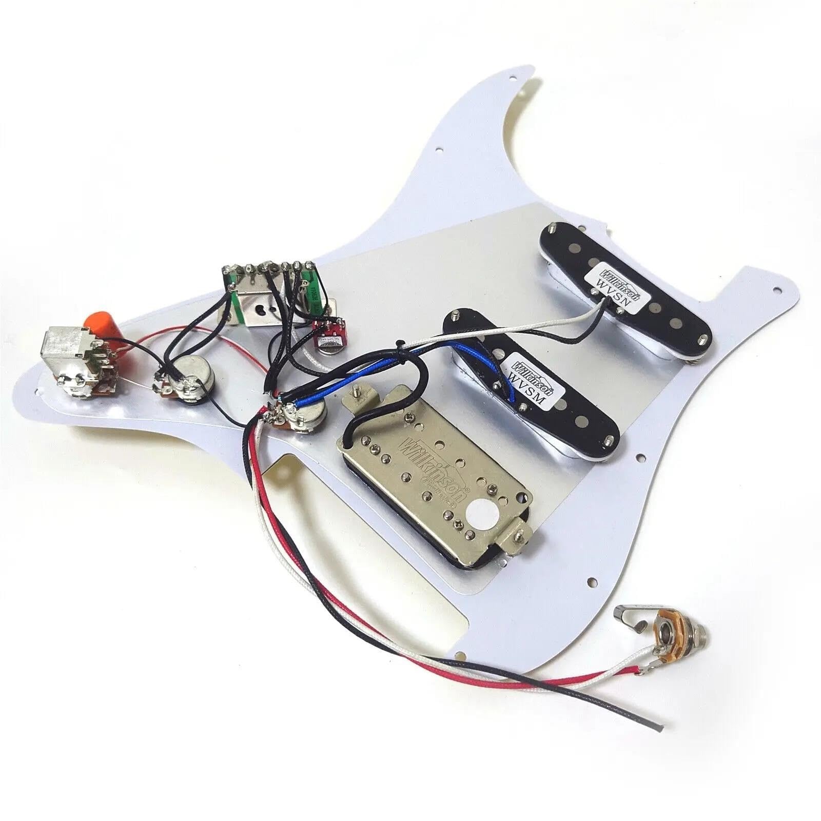 Principiante Golpeador Pastilla Juego De Golpeador Cargado Precableado Para Guitarra Pastillas Humbucker SSH Alnico 5 Para Guitarra Eléctrica St Pastilla De Repuesto