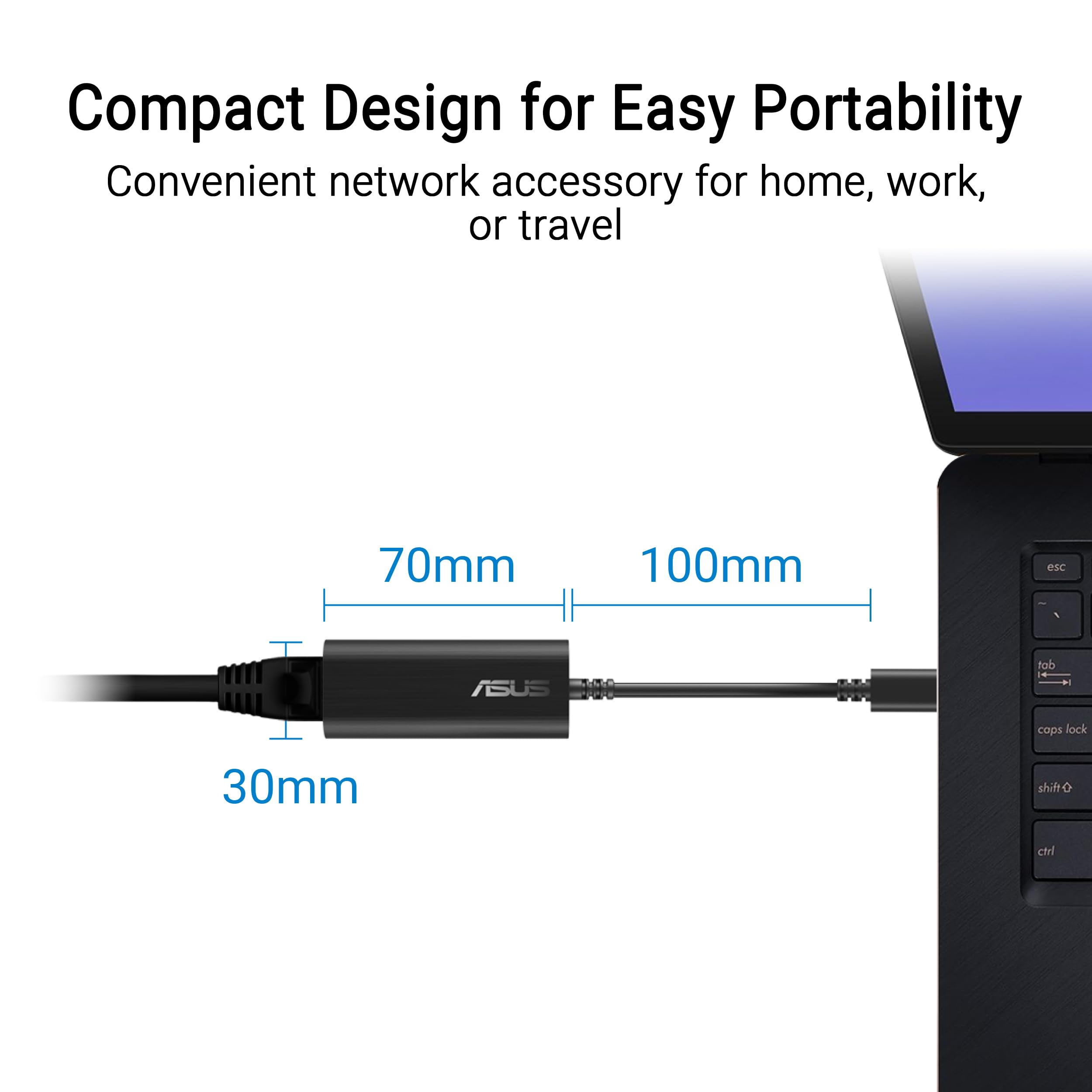 ASUS USB-C2500 V2 USB-C 2.5G Ethernet Adapter: Amazon.de: Computer