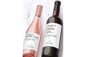 Baby Announcement Wine Label | You get to Drink but I Can't 10 PC
