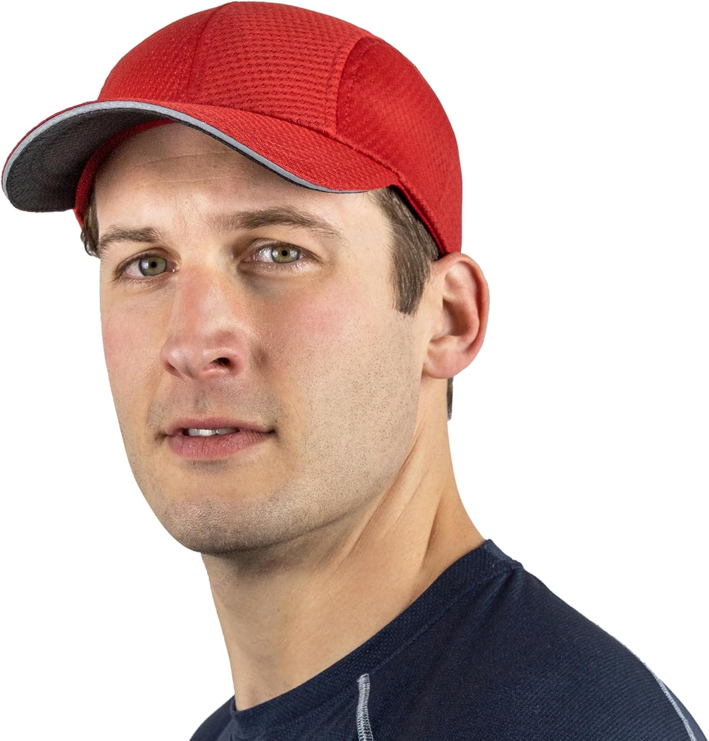 TrailHeads Performance Mens Running Hat - Lightweight, Quick Dry Workout Hats for Men - Athletic Sports Cap for Tennis, Gym