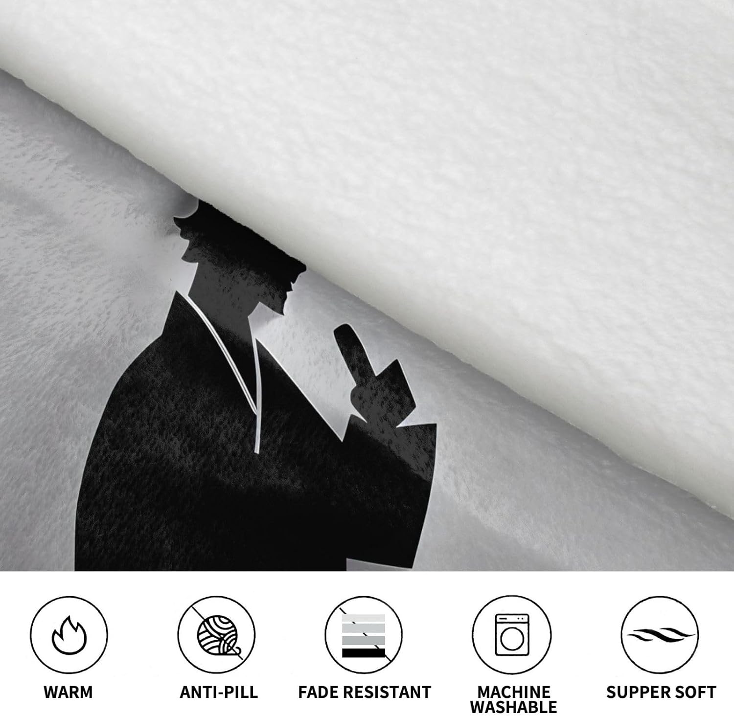 Impressive Karate Menprint Oversized Hoodie Blanket, Super Soft Warm Comfortable Hoodie, Wearable Blanket Adult