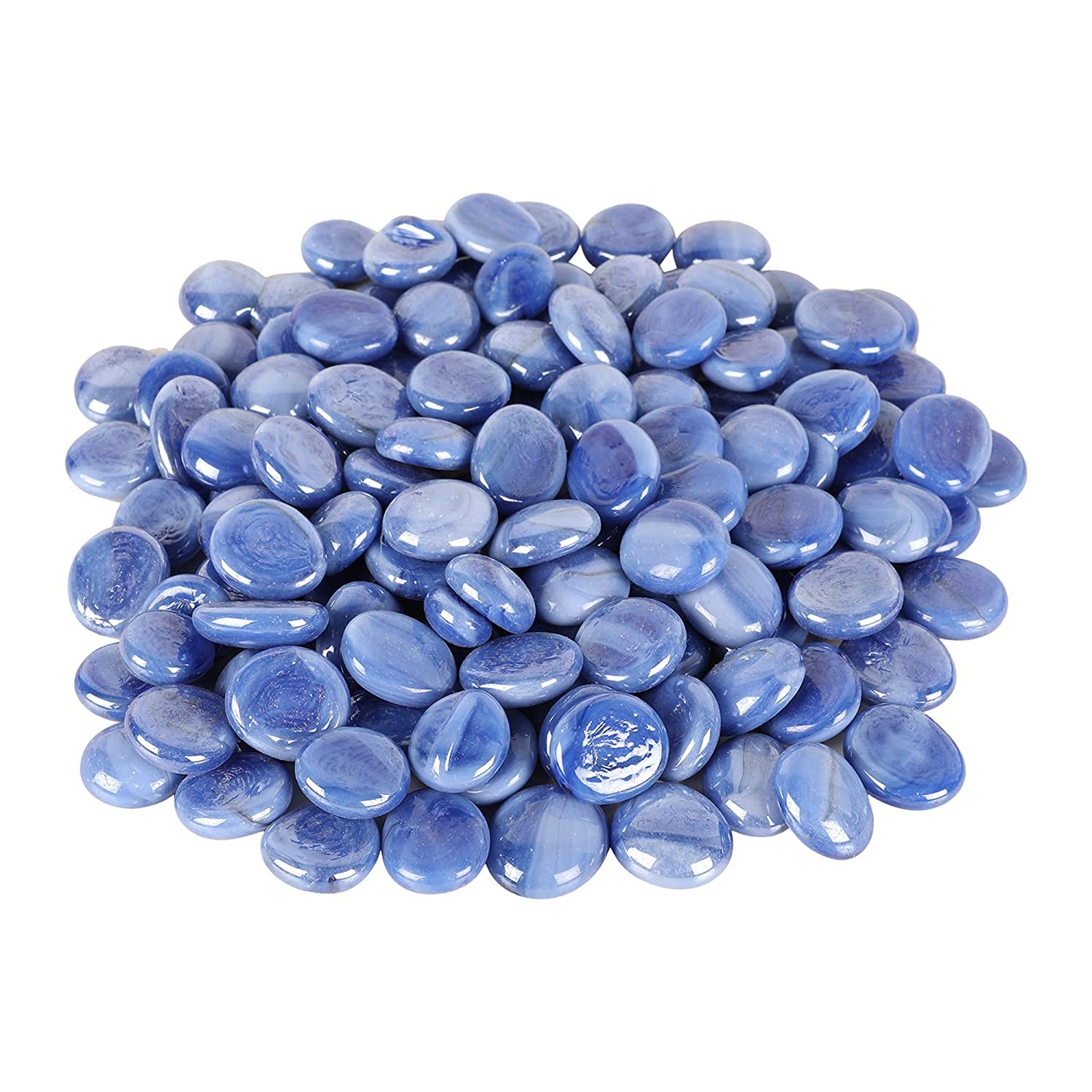 Seawave Creatures by E-SHOP Decorative Flower Glass Stone Pebbles for Vase Fillers Plant Pots Home Table Garden & Outdoor Decoration (Blue, 1 Kg) (B09Y625XWB) Amazon Price History, Amazon Price Tracker