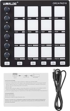 Amazon.com: Akai Professional MPD218 USB MIDI Pad Controller | 16