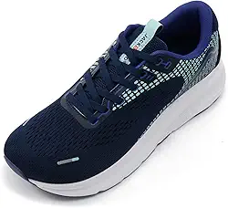 Sapatos masculinos com bico largo, suporte de arco, tênis de largura larga para corrida, caminhada, tênis, ortopédico, fascite plantar, treino, com sola grossa acolchoada zero drop