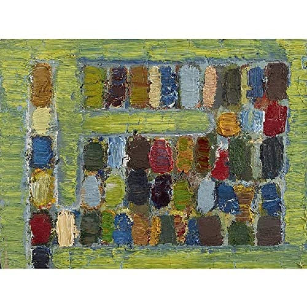 Artery8 Coulon 1970 Composition 3 Abstract Painting Unframed Wall Art Print Poster Home Decor Premium