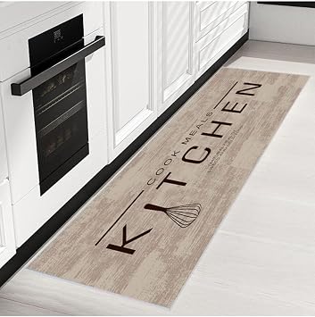 Rovigo Home Digital Printing Washable Anti-Slip Base Kitchen Rug RVG2053-SD519 80x150 cm