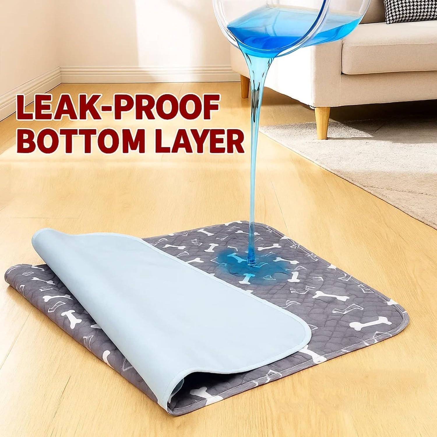 Puppy Pad - The Last Pee Pad You'll Get, Puppy Pad with Pheromones, 2026 New Washable Pads, Naturally Attracts Dogs, Reusable, Odor Control Technology, Puppy Pad Mats for Dog Cat (D, 31.5" x 35.4")