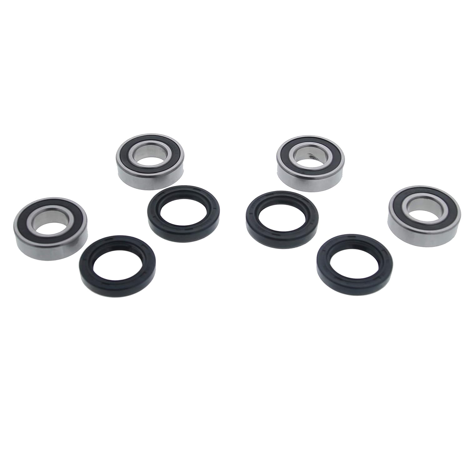 Fits Honda TRX300 300 Fourtrax 300 2X4 Front Wheel Bearings and Seals X2