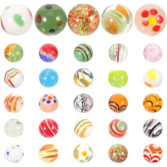EXCEART Assorted 7 Colors 7 Glass 7 Marbles 730 Pieces 7 Round 7 Marbles 7 Toys 7 Decorative 7 Glass 7 Gems 7 Pebbles 7 Bulk 