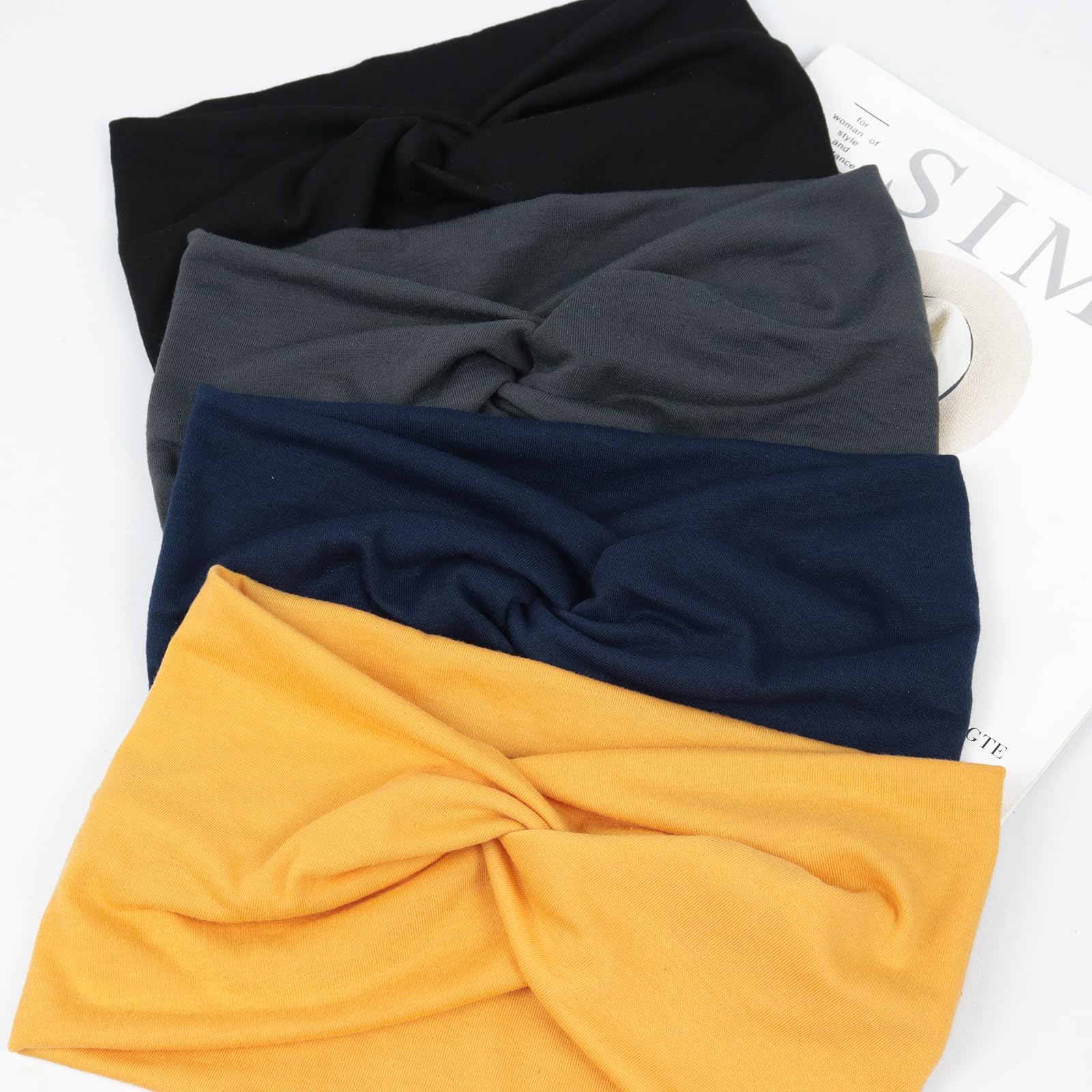 Blooms Wide Headbands for Women's Hair - Image 3