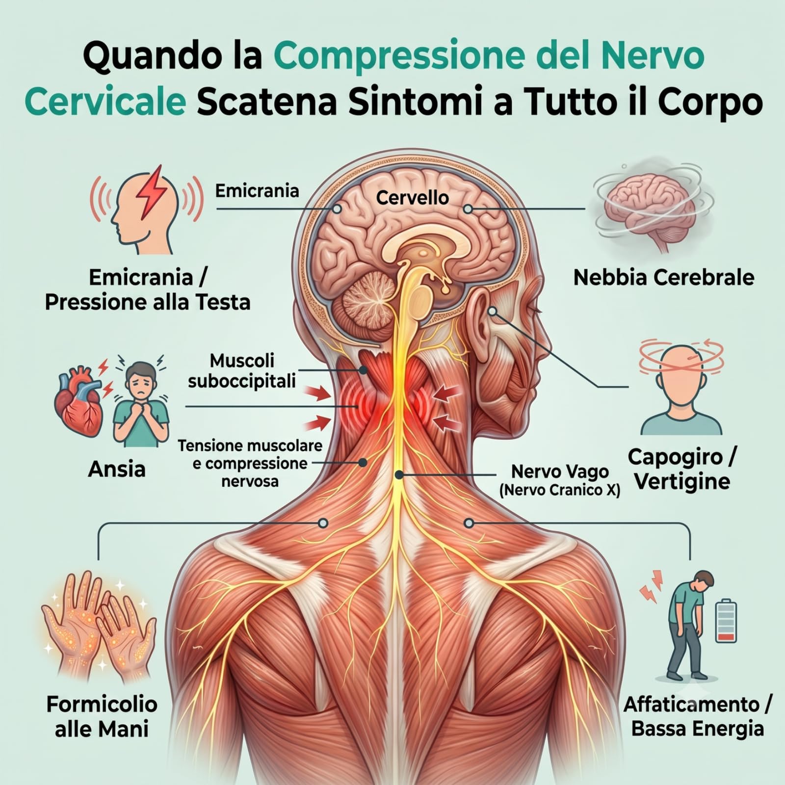 Postura Viva ErgoCervical Pro Allevia il Dolore Cervicale