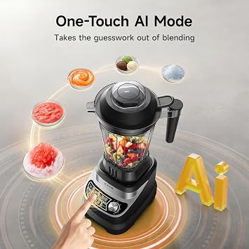 2400W Peak Countertop Blender for Kitchen, 64oz Pitcher & 24oz Travel Cup