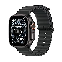 Apple Watch Ultra 3 GPS + Cellular, Cassa 49 mm in titanio nero con Cinturino Ocean nero