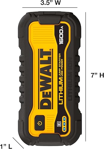 Miniatura 5 de DeWalt DXAELJ16 1600 Amplificador de batería de arranque de pico con estación de alimentación USB