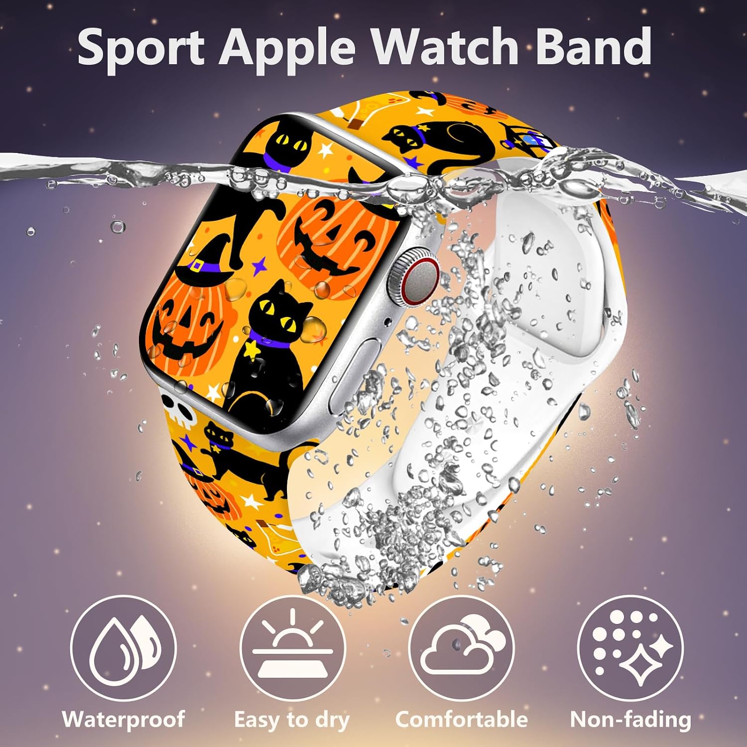 Holidays Watch Band for Women Men (Compatible with Apple Watch 40mm-49mm) (Replacement Strap for iWatch Series Ultra SE 11 10 9 8 7 6 5 4 3) image 2