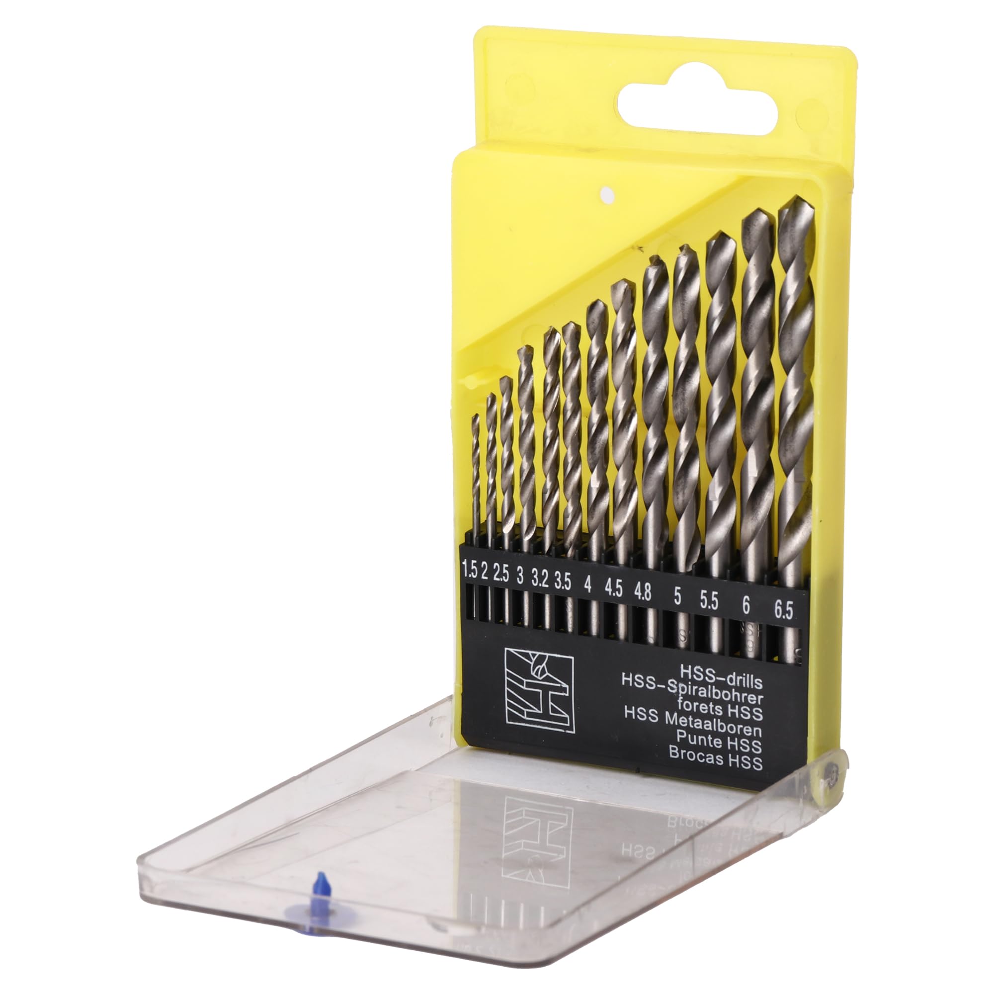 CHESTON Drill Bits Set 13 Piece| 1.5-6.5mm | Drill Bit Set for Drill Machine for Home Use |Carbide Speed Tips |Drill Bits Suitable for Stainless Steel, Aluminum, Walls & Concrete | Concrete Drill Bit (B0D5B22YFX) Amazon Price History, Amazon Price Tracker