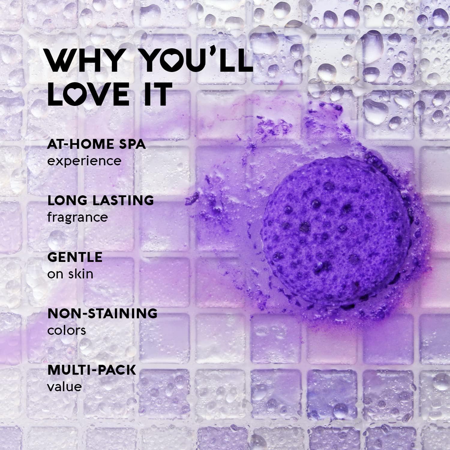 Nature's Beauty Aromatherapy Lavender Chamomile Sleep Shower Steamers Gift Set Single-Pack, Luxury, Fizzy, Spa Shower Steamer to Help Calm + Soothe The Senses, 16.8 oz | 16 ct ea (1 Pack) 5 Nature's Beauty Aromatherapy Lavender Chamomile Sleep Shower Steamers Gift Set Single-Pack, Luxury, Fizzy, Spa Shower Steamer to Help Calm + Soothe The Senses, 16.8 oz | 16 ct ea (1 Pack)