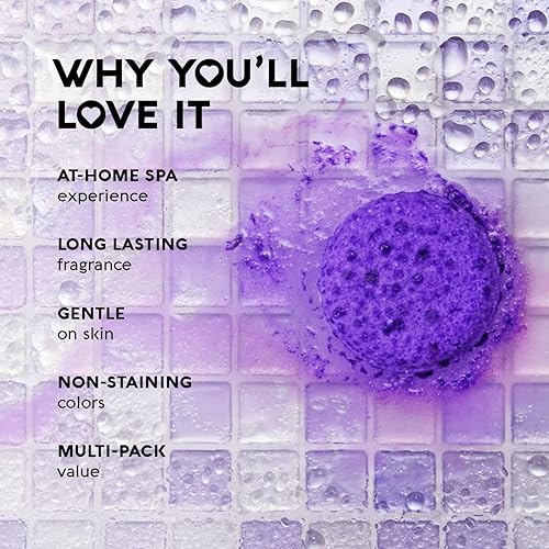 Miniatura 5 de Nature's Beauty Juego de vaporizadores de ducha de aromaterapia lavanda y manzanilla para dormir, paquete individual, lujoso, vaporizador de ducha