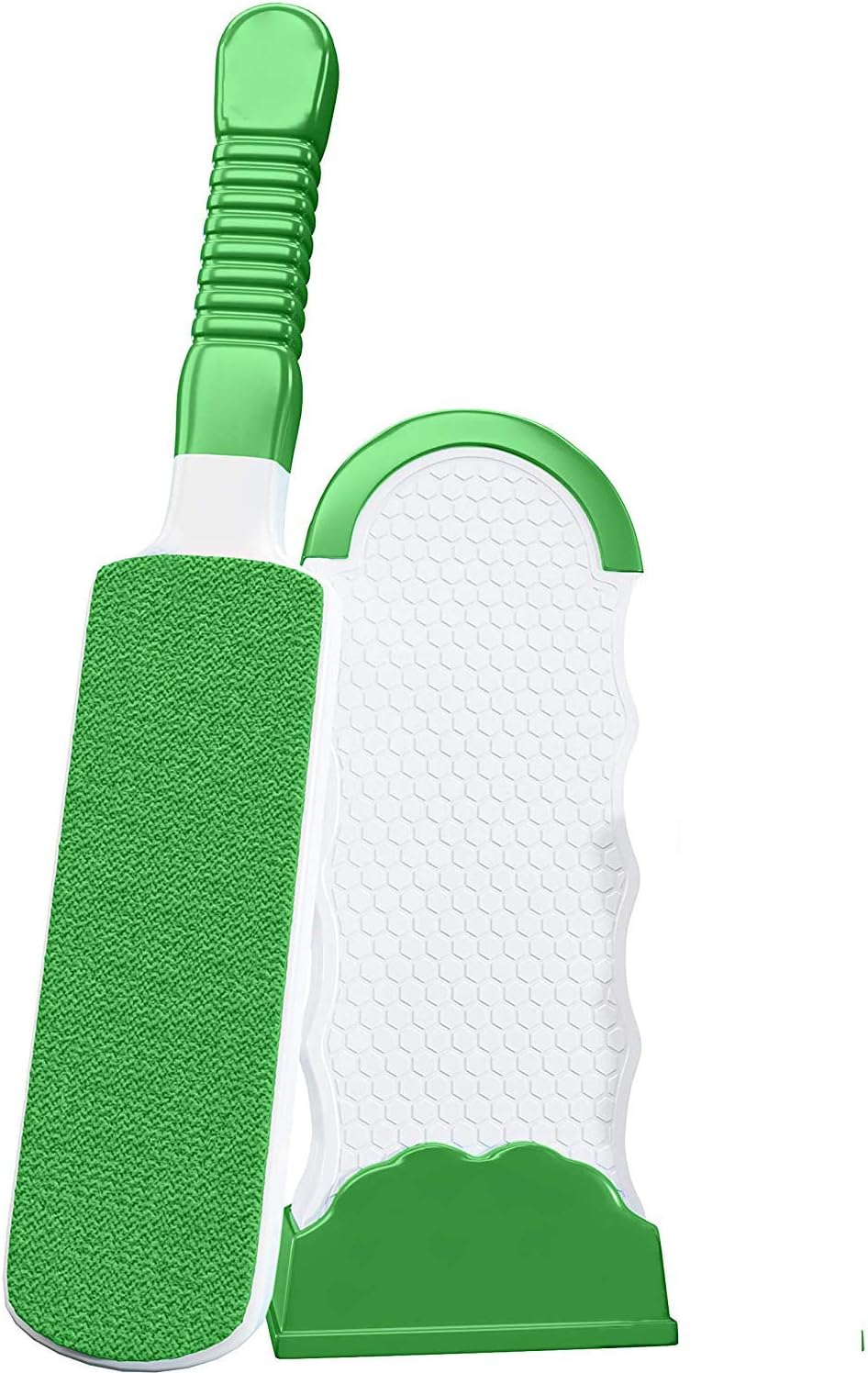 Lint Brush - Pet Hair Remover Brush - Dog & Cat Fur Remover with Self-Cleaning Base - Efficient Double Sided Animal Hair Removal Tool - Perfect for Clothing, Furniture, Couch, Carpet, Car Seat- Bonus
