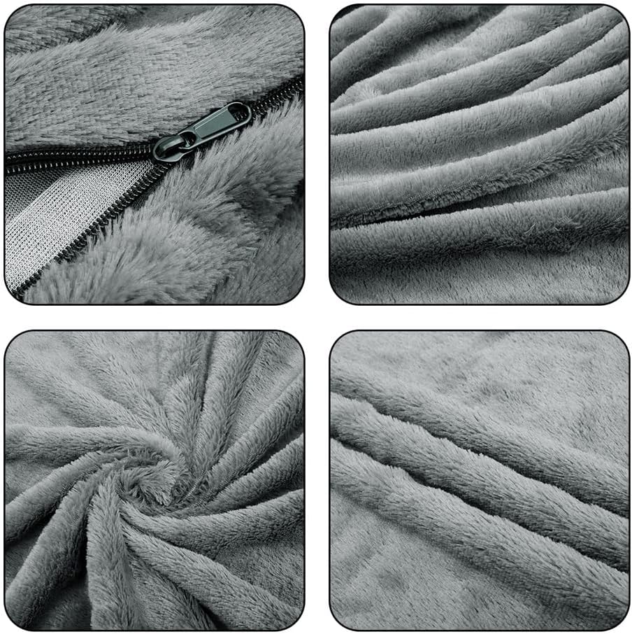 Bean Bag Chair Cover Soft Bean Bag Cover Home Sofa Cover no Filler Stuffable Beanbag Lazy Sofa Bed Cover(E)