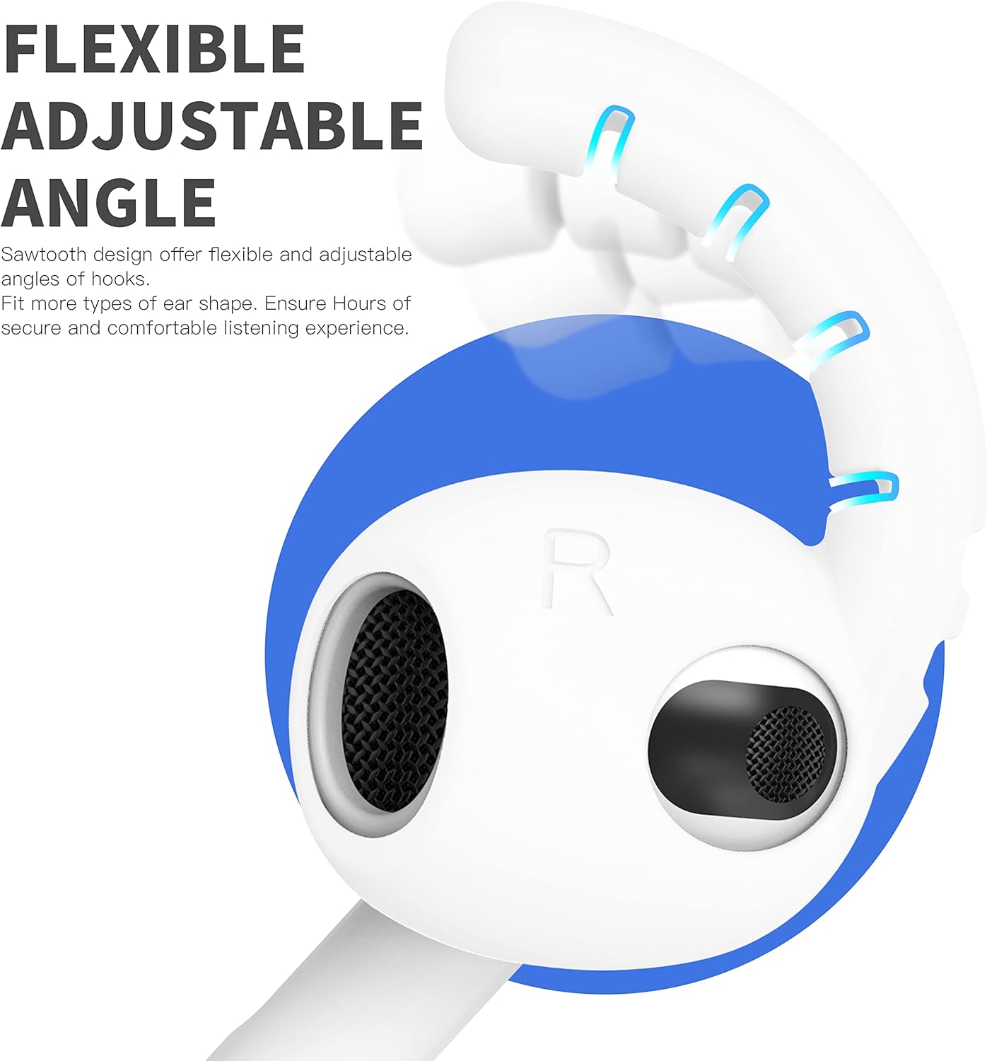 Cheap DamonLight 3 Pairs AirPods 3 Ear Hooks Covers [Added Storage Pouch] Anti-Slip Ear Covers Accessories Compatible with Apple AirPods 3rd Generation [Not Fit in Charging Case]- AirPods 3(2021 Released)