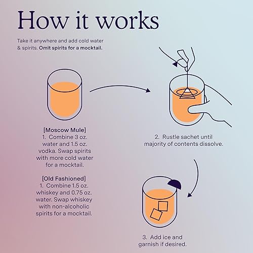 Miniatura 144 de SAYSO Skinny Cardamom Paloma La batidora de bolsas de té de cóctel original artesanal Orgánico, certificado sin gluten, sin OMG < 15 cal, 0.00