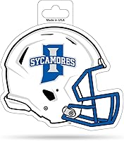 Vista 50 de Rico Industries NCAA - Calcomanía para casco de corte en forma de 4.75 x 5 pulgadas