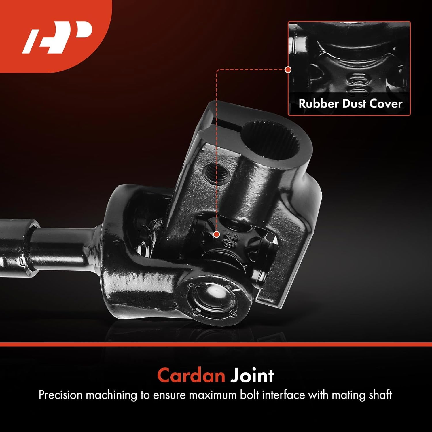 A-Premium Intermediate Steering Shaft Steering Column Shaft Compatible with Honda CR-V 2007-2011, Replace # 53200SWAA02 53200SWAA03