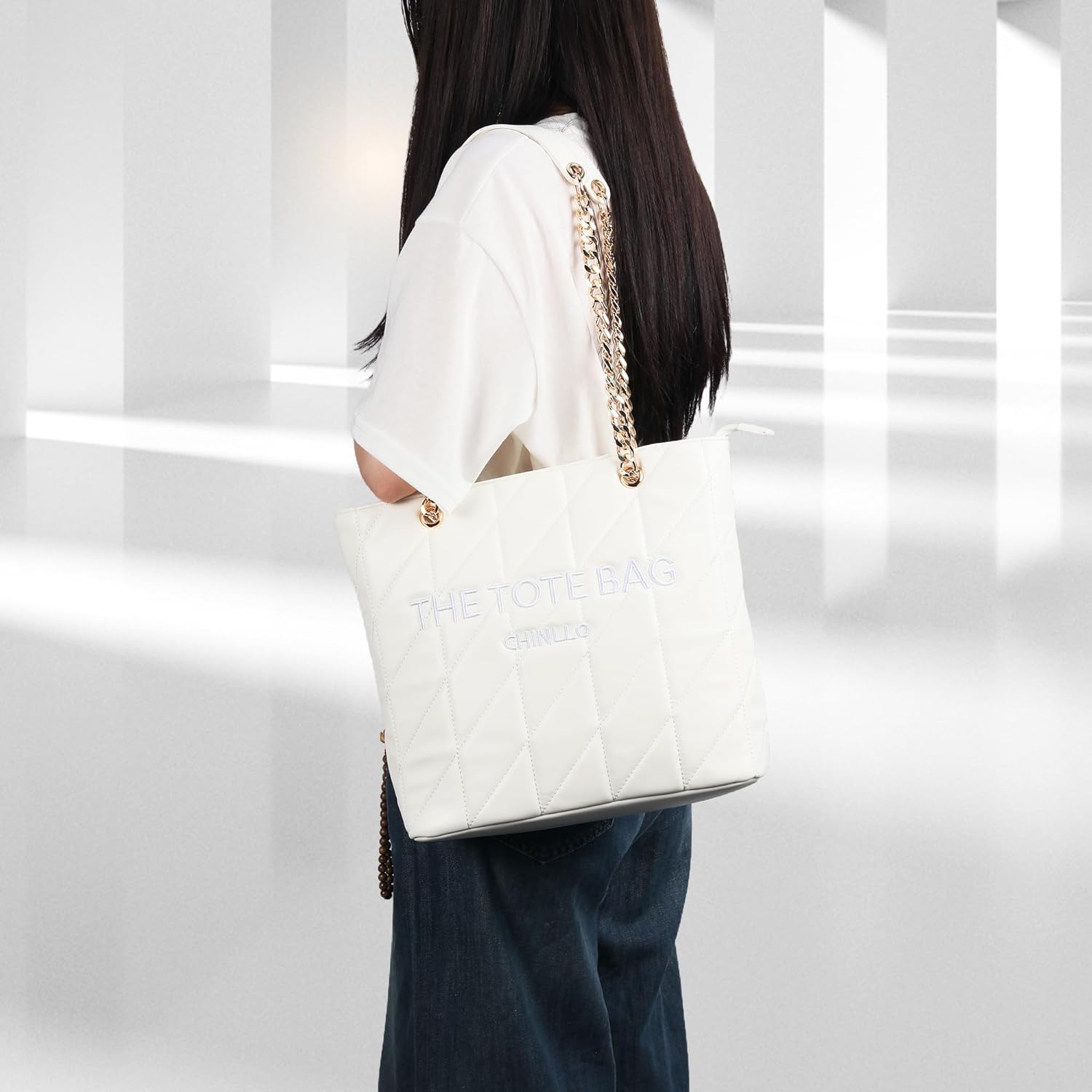 Tote Bag for Women, Medium Top Handle Handbags Purse - Image 2