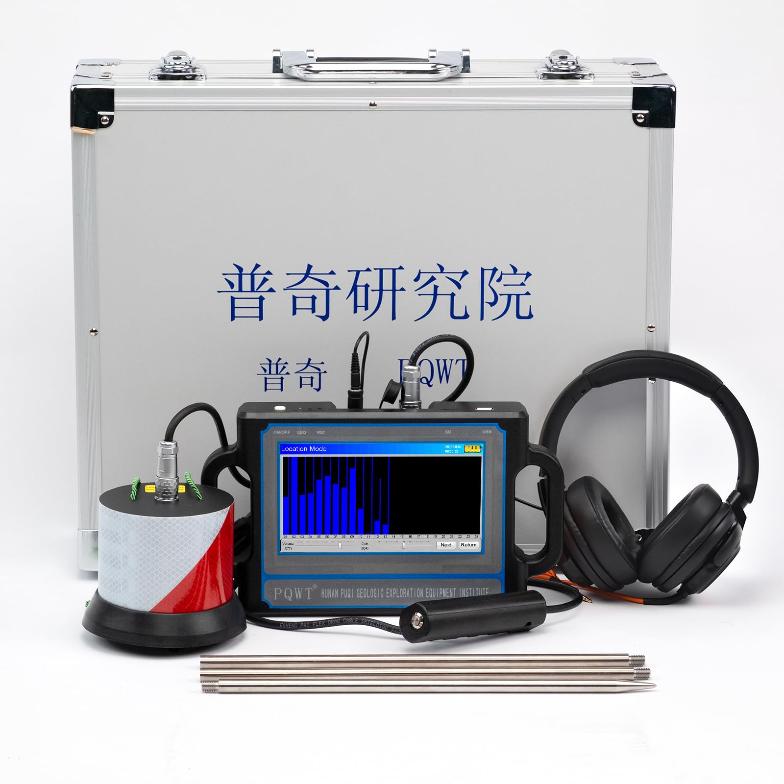 CL300 Rilevatori di perdite d'acqua per casa e parete esterna Rilevatore di tubi dell'acqua Kit di rilevamento perdite per condutture acustiche Sensore professionale Riduzione del rumore cuffie