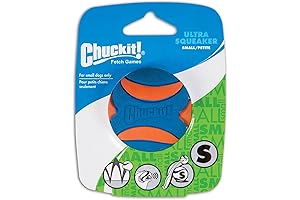 (Chuckit! Ultra Squeaker Ball, Small) - 4PK