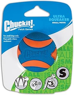 Chuckit! (4 Pack) Ultra Squeaker Ball, Small