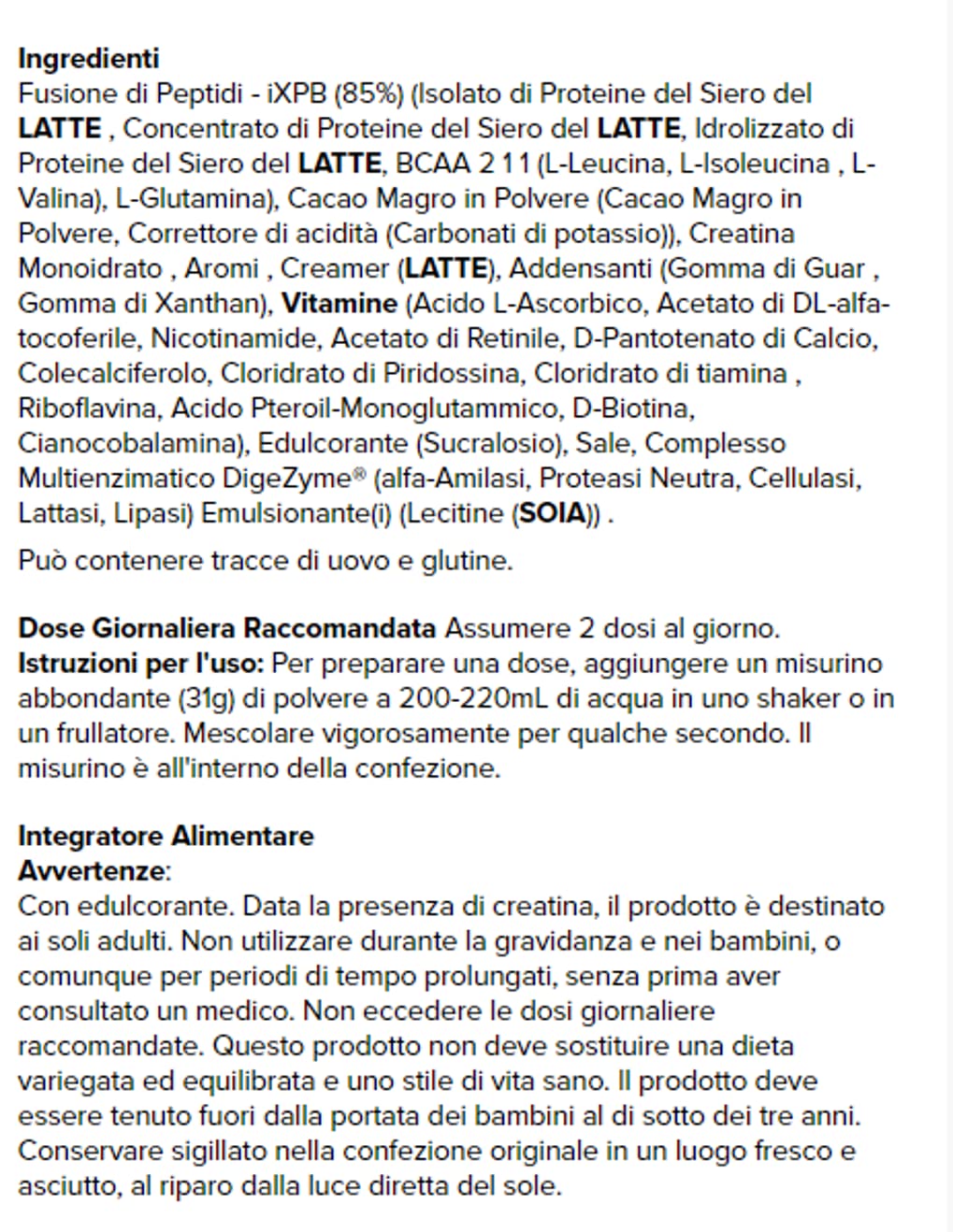 Prozìs 100% Whey Hydro Isolate 2 kg - whey, proteine isolate e idrolizzate siero del latte (2000 grammi, Fragola)