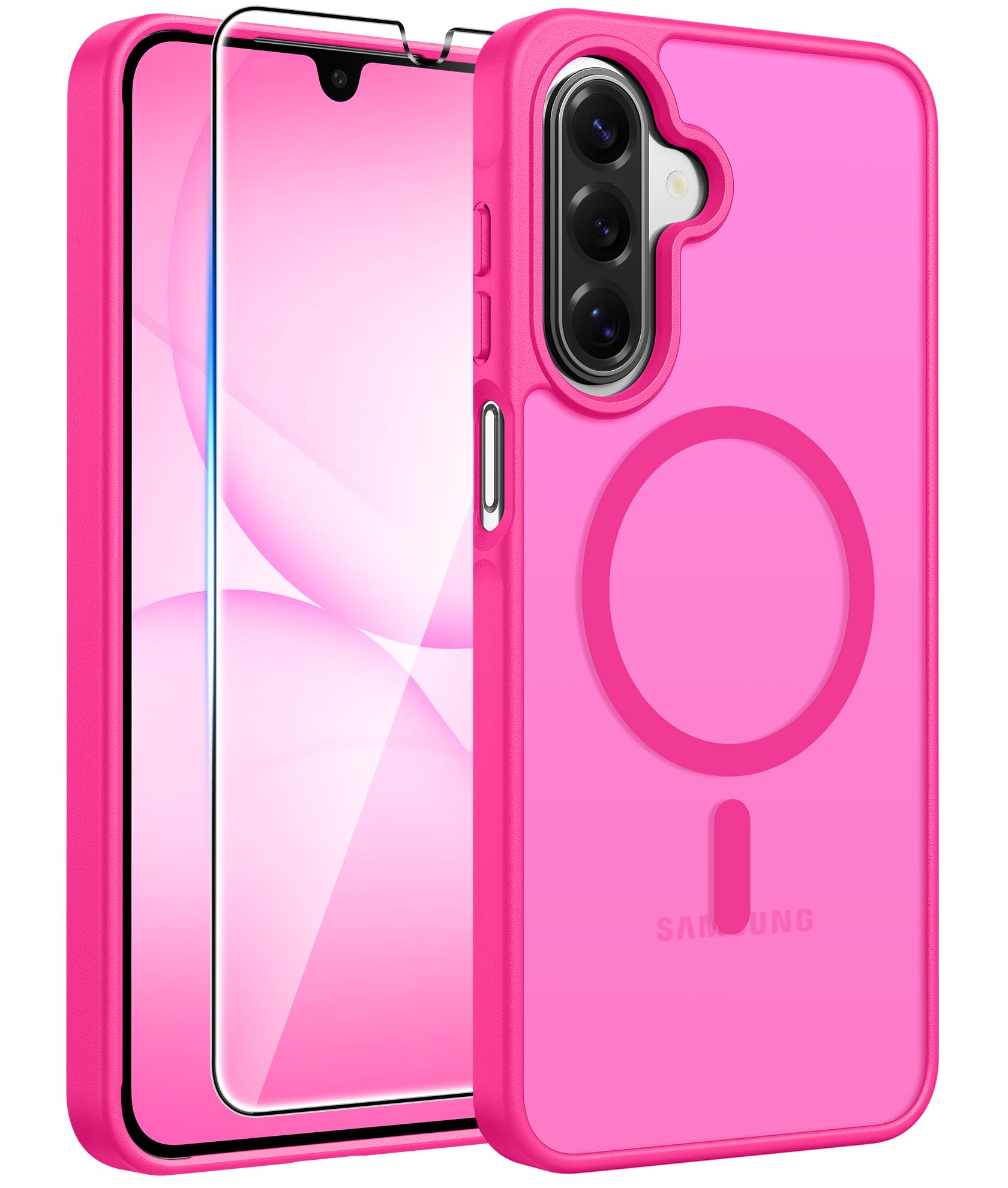 FNTCASE for Galaxy A17/A16 5G Phone Case, Fit for Magsafe, Screen Protector