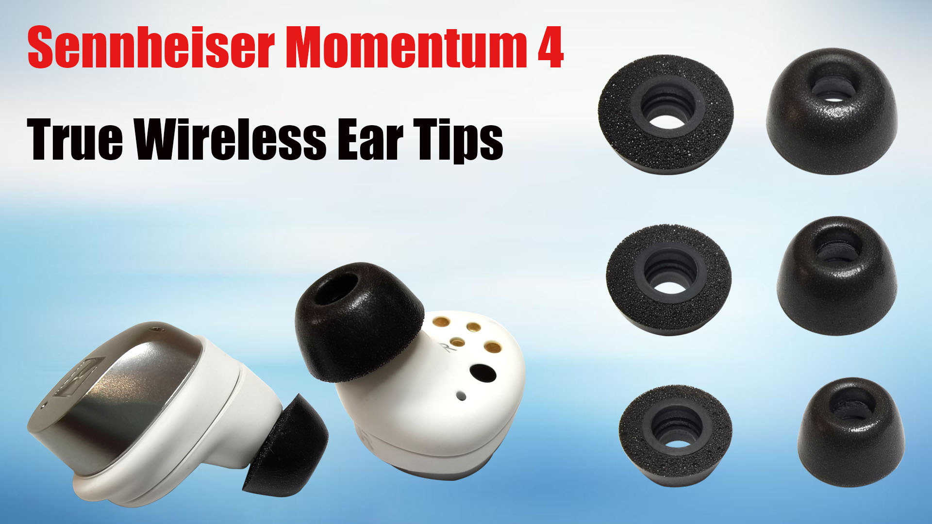 TENNMAK Eartips Compatible Avec Sennheiser Momentum 4
