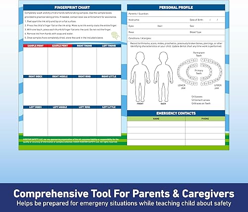 Miniatura 4 de Who-I-Am - Kits de identificación infantil con muestras de huellas dactilares y ADN (paquete de 5)
