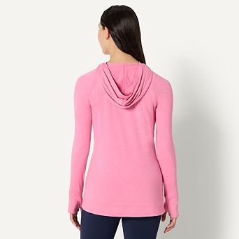 Amazon Essentials Women's Athletic Soft Performance Lightweight Long Sleeve Pullover Hoodie Workout Top