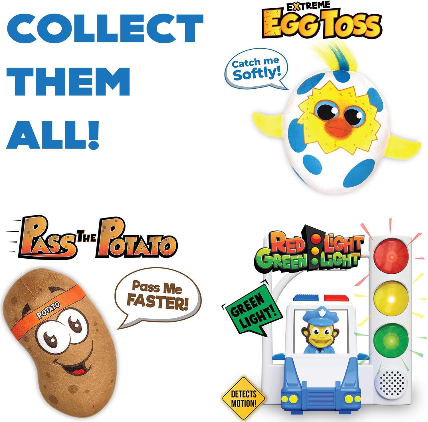 Red Light Green Light with Motion Sensing - Get Kids Active with 3 Different Kids Games, For Kids Ages 4-8 Or A Toddler Game : Toys & Games