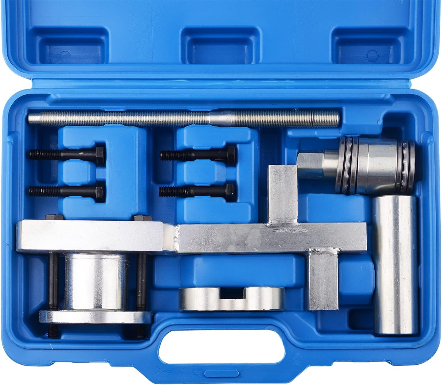 DAYUAN Crankshaft Pulley Puller Set, Crankshaft Damper Pully Removal Install Tool Compatible with Jaguar Land Rover 3.0lt (V6) 5.0lt (V8)