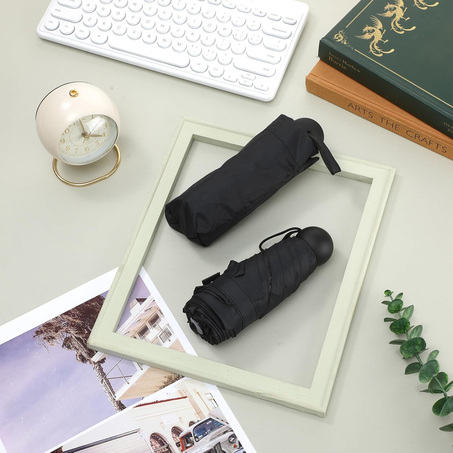 Sweetude 12 Pcs Travel Mini Umbrellas for Purse Bulk Folding Compact Lightweight Windproof UV Pocket Collapsible Umbrella for Kids Backpack Rain Wedding Party Women Girls - Image 4