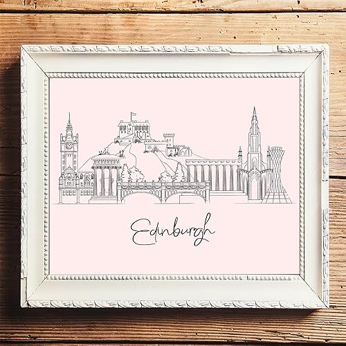 Vista 94 de TJ Originals - Barcelona, Madrid y España vistas de la ciudad, arte de pared ilustrado a mano, decoración de pared de sala de estar - Pósteres